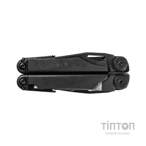 Мультитул Leatherman WAVE PLUS BLACK, синтетический чехол, карт. коробка (832526)