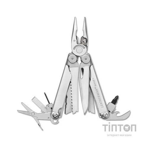 Мультитул Leatherman WAVE PLUS, синтетичний чохол, карт. коробка (832524)