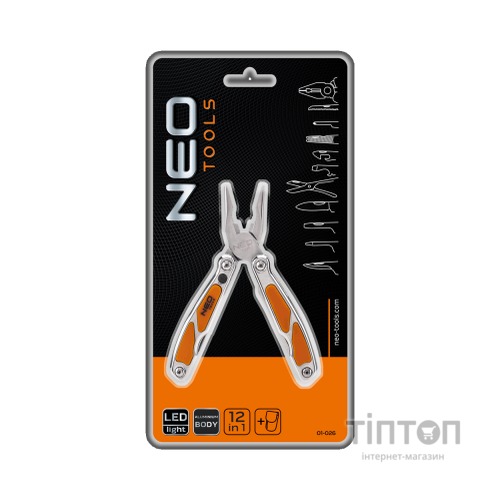 Мультитул Neo Tools 12 елементів, з LED (01-026)