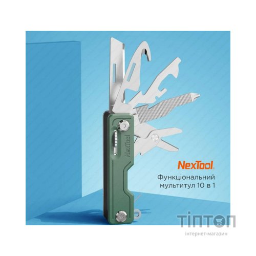 Мультитул NexTool Multi Functional Knife зелений (NE20098)