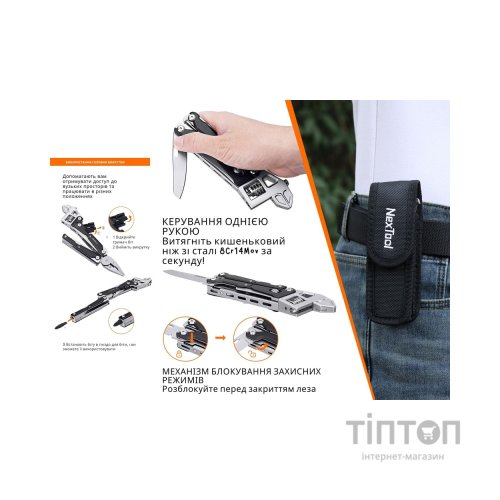 Мультитул NexTool Wrench W4 (NE20362A)