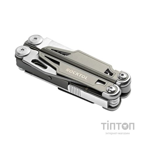 Мультитул Rocktol 19-в-1 з титановим покриттям та нейлоновим чохлом (SK02VG)