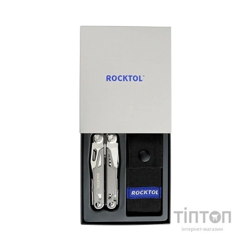 Мультитул Rocktol 19-в-1 з титановим покриттям та нейлоновим чохлом (SK02VG)