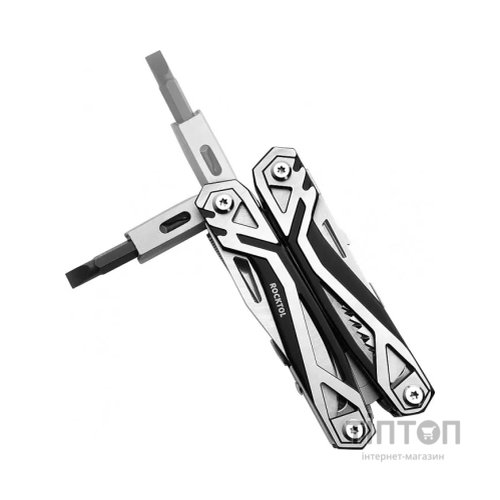 Мультитул Rocktol 21-в-1 з нейлоновим чохлом та бітами (SK01)