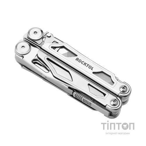 Мультитул Rocktol 29-в-1 з нейлоновим чохлом, бітами та запасними аксесуарами (SK05)