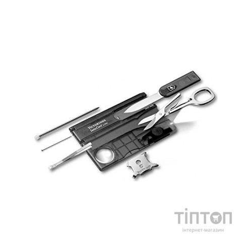 Мультитул Victorinox SwissCard Lite Transparent Black (0.7333.T3)