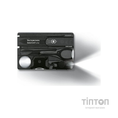 Мультитул Victorinox SwissCard Lite Transparent Black (0.7333.T3)