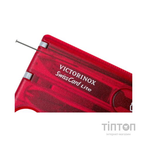 Мультитул Victorinox SwissCard Lite Transparent Red (0.7300.T)