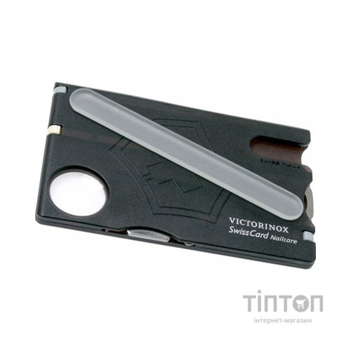 Мультитул Victorinox SwissCard NailCare Transparent Black (0.7240.T3)