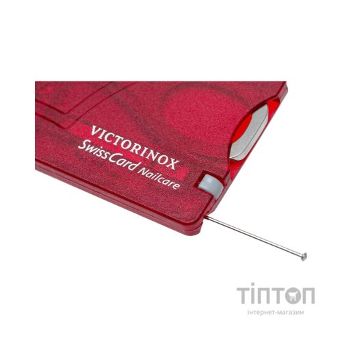 Мультитул Victorinox SwissCard NailCare Transparent Red (0.7240.T)