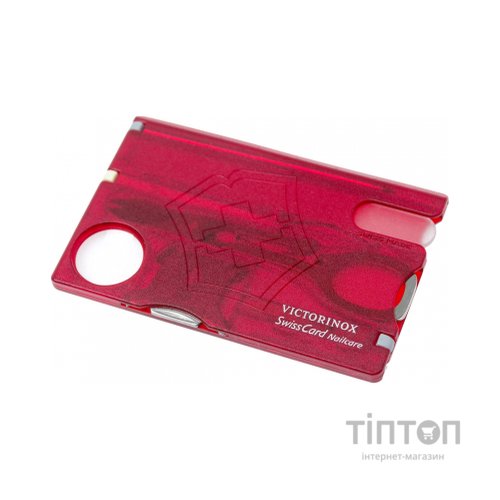 Мультитул Victorinox SwissCard NailCare Transparent Red (0.7240.T)