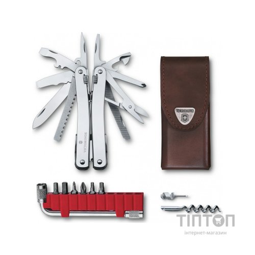 Мультитул Victorinox SwissTool Spirit X Plus Leather Case (3.0235.L)