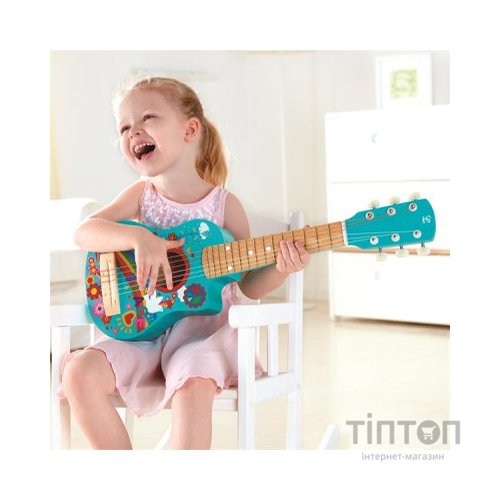 Музична іграшка Hape Дитяча гітара Енергія квітів (E0600)
