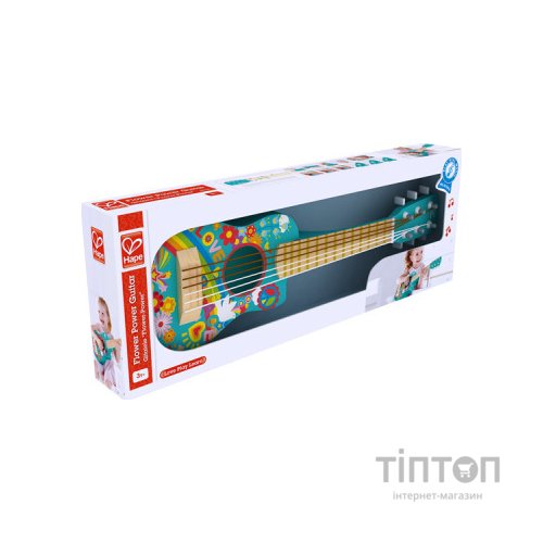 Музична іграшка Hape Дитяча гітара Енергія квітів (E0600)