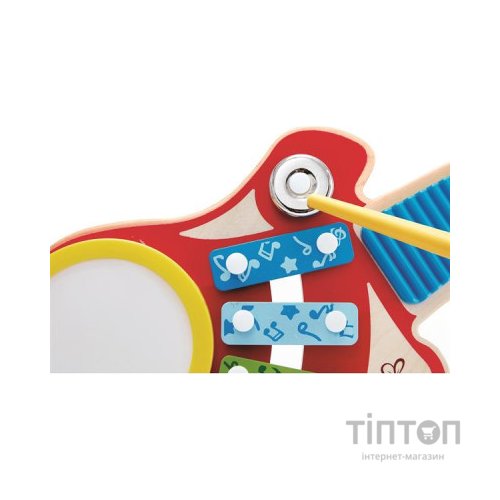 Музична іграшка Hape Дитяча гітара Міні-оркестр 6 в 1 (E0335)