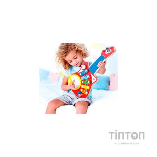 Музична іграшка Hape Дитяча гітара Міні-оркестр 6 в 1 (E0335)