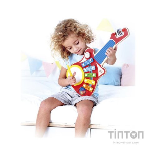 Музична іграшка Hape Дитяча гітара Міні-оркестр 6 в 1 (E0335)