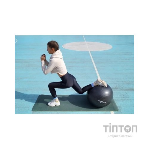 М'яч для фітнесу Power System PS-4011 Pro Gymball 55 см Black (4011BK-0)