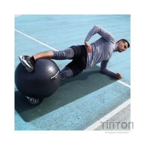 М'яч для фітнесу Power System PS-4011 Pro Gymball 55 см Black (4011BK-0)