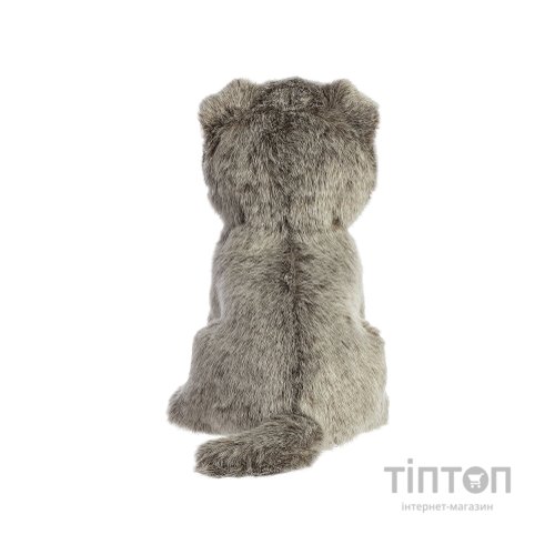 М'яка іграшка Aurora м'яконабивна Кішка шотландська вислоуха Сіра 20 см (210026A)