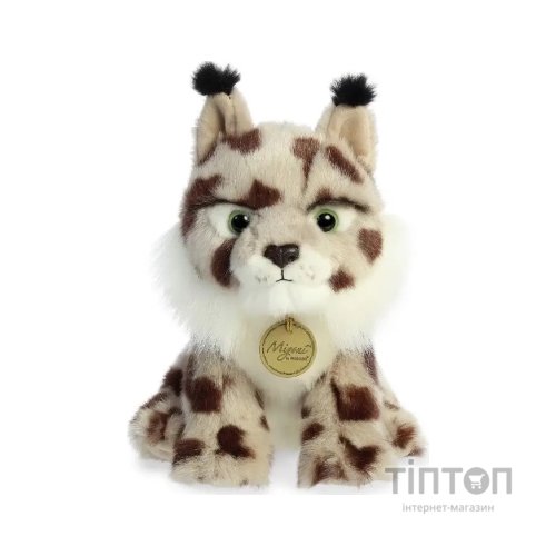 М'яка іграшка Aurora м'яконабивна Рись Іберійська Бежево-коричнева 22 см (210292A)