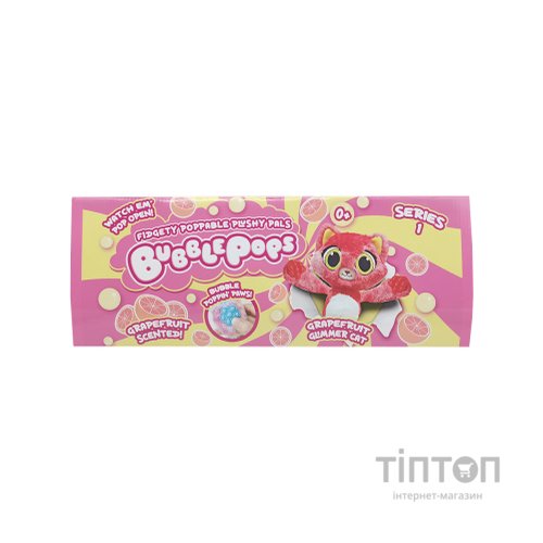 М'яка іграшка Bubble Pops Грепфрутова кішка 34 см (2312004/12)