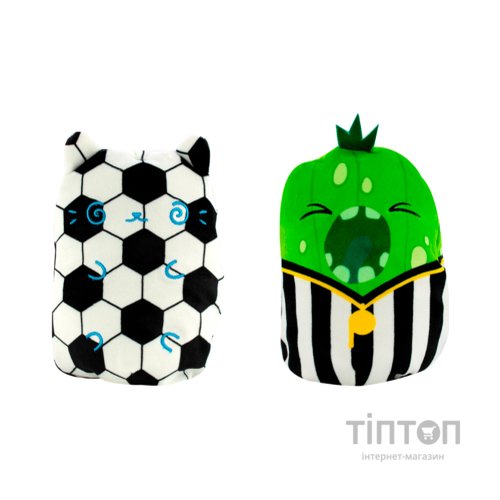 М'яка іграшка Cats vs Pickles 2 в 1 – Котик та огірок Футбол (CVP2200-2)