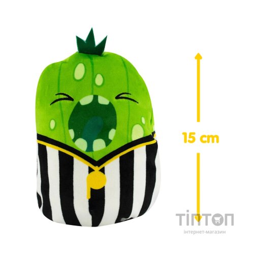 М'яка іграшка Cats vs Pickles 2 в 1 – Котик та огірок Футбол (CVP2200-2)