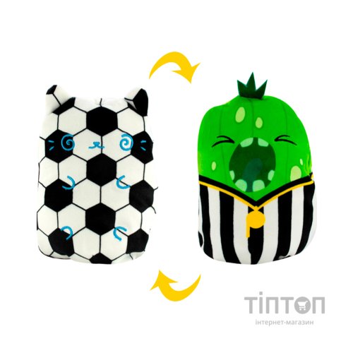 М'яка іграшка Cats vs Pickles 2 в 1 – Котик та огірок Футбол (CVP2200-2)