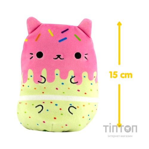 М'яка іграшка Cats vs Pickles 2 в 1 – Котик та огірок Солодощі (CVP2200-6)