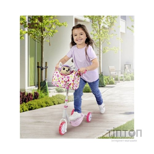 М'яка іграшка Chi Chi Love Собачка Перевезення з сумочкою та захисним шоломом 20 см (5890036)