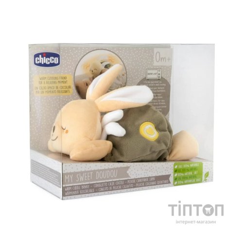М'яка іграшка Chicco грілка Тепле зайченя Dou Dou (12161.00)