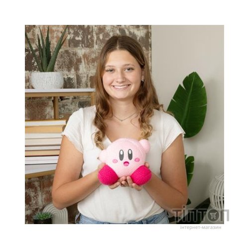 М'яка іграшка Club Mocchi- Mocchi- В'язаний Кірбі 15 см (T12457)