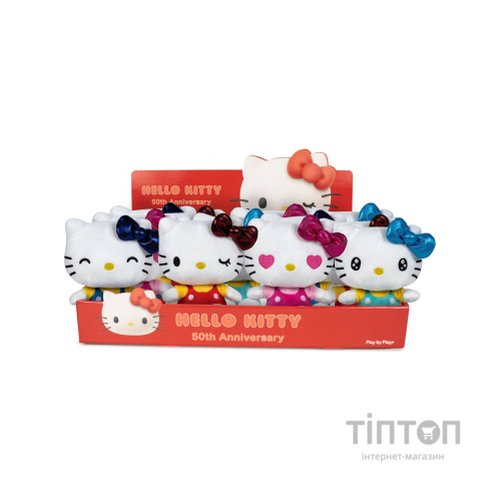 М'яка іграшка Hello Kitty Хелло Кітті Ювілейна 50, 16 см (760023868)