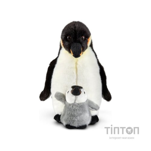 М'яка іграшка Keycraft Пінгвін з дитинчам 26 см (6337421)