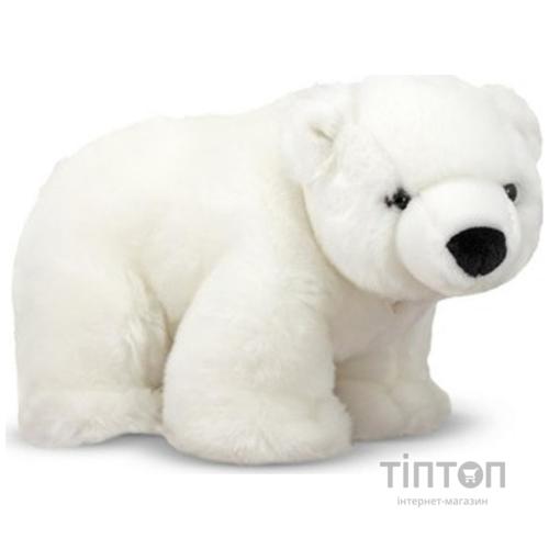 М'яка іграшка Melissa&Doug Полярний плюшевий ведмедик Леонід, 20см х 32см (MD7609)