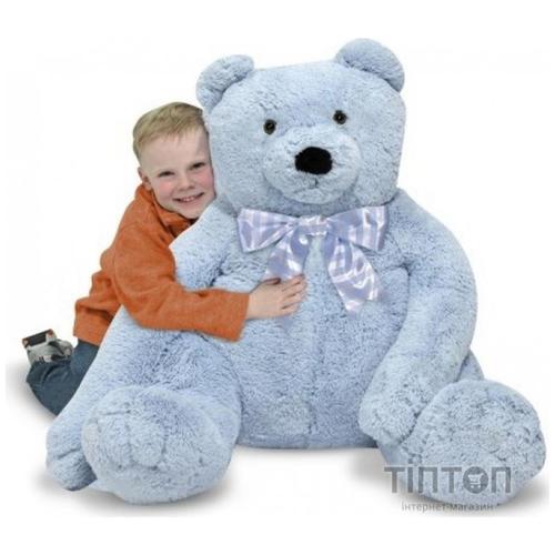 М'яка іграшка Melissa&Doug Великий плюшевий ведмедик, блакитний, 76см х. 69см (MD3983)