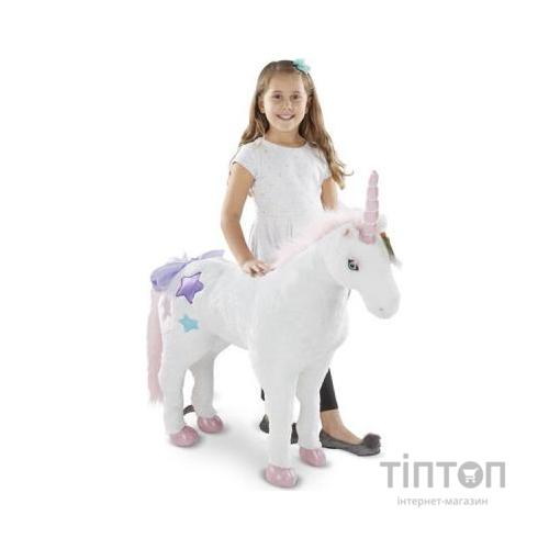 М'яка іграшка Melissa&Doug Великий плюшевий єдиноріг Джамбо (MD18801)