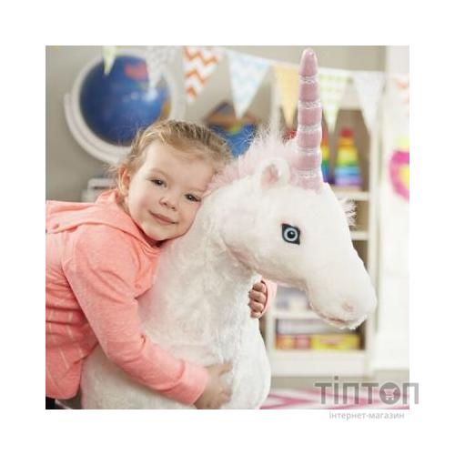 М'яка іграшка Melissa&Doug Великий плюшевий єдиноріг Джамбо (MD18801)