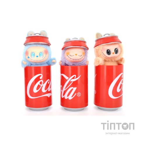 М'яка іграшка No Brand сюрприз Labubu Coca-Cola Surprise, 17 см, Mix color, темний пакет (YT42167)