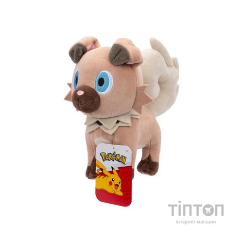М'яка іграшка Pokemon Рокрафф W20, 20 см (PKW3663)