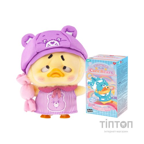 М'яка іграшка Pop Top сюрприз з кільцем 1983toys Upset Duck x Care Bears Будь веселкою (AP17183806800C)