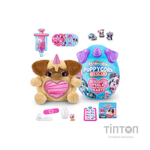 М'яка іграшка Rainbocorns сюрприз E серія Puppycorn Rescue (9261E)