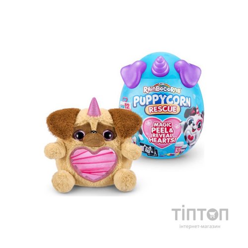 М'яка іграшка Rainbocorns сюрприз E серія Puppycorn Rescue (9261E)