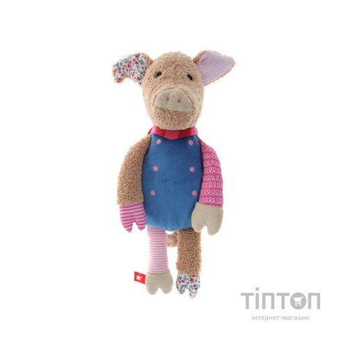 М'яка іграшка Sigikid Patchwork Sweety Свинка 31 см (38708SK)