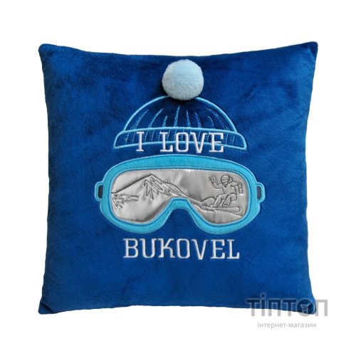 М'яка іграшка Tigres Подушка I love Bukovel (ПД-0480)