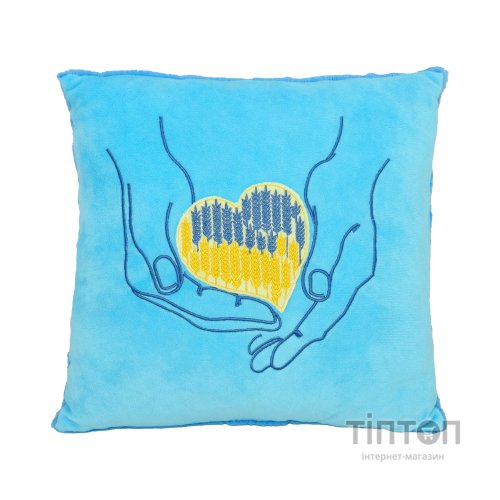 М'яка іграшка Tigres Подушка Серце в долонях (ПД-0442)