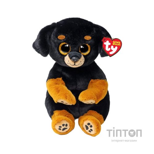 М'яка іграшка Ty Beanie bellies Пес ROTTWEILER 25 см (41290)