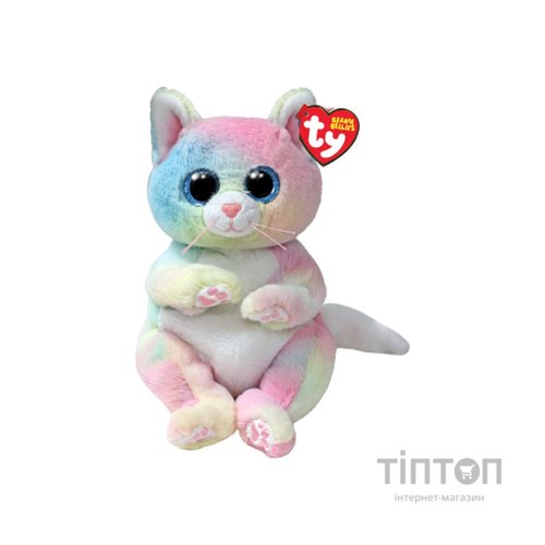 М'яка іграшка Ty Beanie bellies Райдужний кіт CAT 25 см (41291)