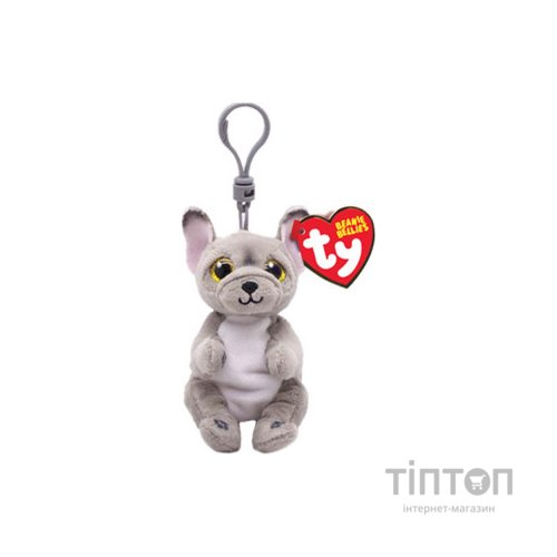 М'яка іграшка Ty Beanie Bellies Сірий пес WILFRED 12см (43111)